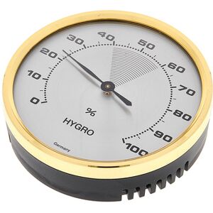 TFA Analogue Hygrometer Brass Ring Gold