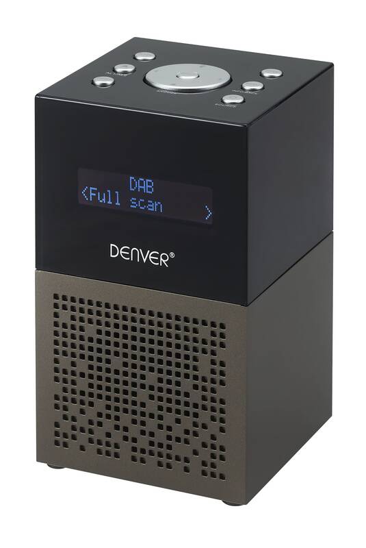 Denver DAB+ Radiowecker mit Dual-Alarm Funktion und USB Anschluss