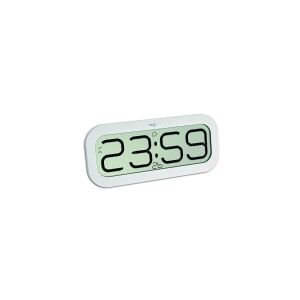 TFA-Dostmann 60.4514, Bord, Digital clock, Oval, Hvid, LCD, 321 mm