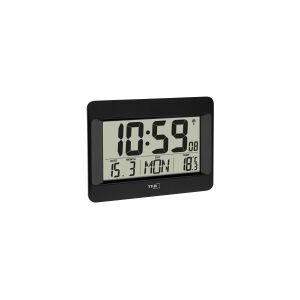 TFA-Dostmann 60.4519.01, Digital alarm, rektangulær, Sort, plast, 12/24h, -10 - 50 °C