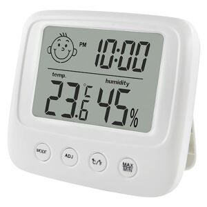Digitalt Indendørs Termometer/hygrometer - Hvid