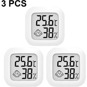 3-pack rumstermometer, hygrometermätare Digitalt hygrometer rumtermometer, høj noggrannhet temperatur- og fugtighedsmätare for - Perfet