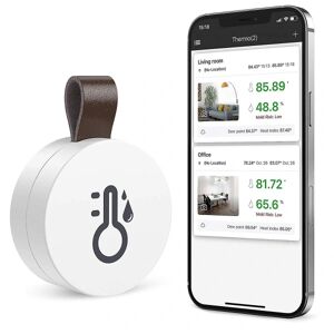 Trådløst termometer hygrometer, Oria Mini Bluetooth 5.0 Hu