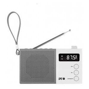 Radio Despertador Spc Jetty Max Blanco Pantalla Led/Reloj/A 4578B