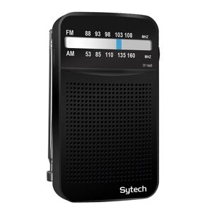 Sytech Radio De Bolsillo Am-Fm Vertical Negro  Sy-1660ng