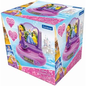 Reveil Projecteur Disney Princesses Raiponce en 3D et sons magiques