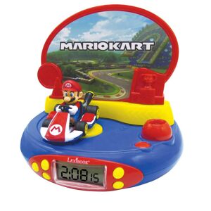 Reveil Projecteur Nintendo avec Mario Kart en 3D et des sons du jeu video