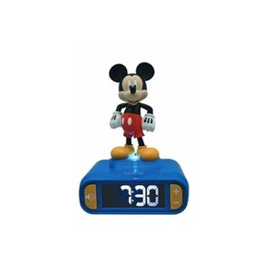 Lexibook Réveil digital avec veilleuse lumineuse Mickey en 3D et effets sonores - Publicité