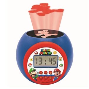 LEXIBOOK Reveil projecteur Super Mario