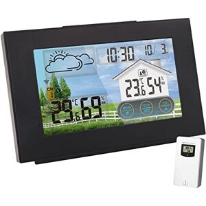 VORRINC Station Météo avec Capteur Extérieur, Station Meteo Thermomètre Hygromètre Intérieur et Extérieur avec Capteur LED Ecran Tactile, Horloge Numérique avec Calendar Écran LCD Rétro-éclairage - Publicité