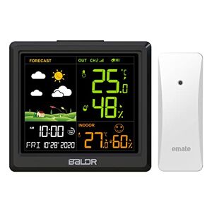 Station Météo Baldr Hygromètre Sans Fil Horloge Thermomètre Du 16