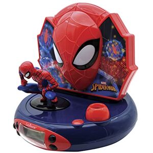 Lexibook RP500SP Jeu Electronique Radio Réveil Projecteur Spider-Man, Multicolore - Publicité