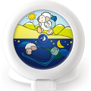 Pabobo Veilleuse indicateur de réveil Kid'Sleep Globetrotter blanc - Publicité