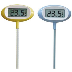 TFA Thermomètre GEANT de jardin avec heure et mini maxi TFA T-30-2024