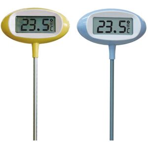 Thermomètre GEANT de jardin avec heure et mini maxi TFA T-30-2024