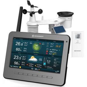 Station Meteo  Pro   wifi  -HD- avec memoire, capteur 7 en 1 autonome,  UV et LUX BRESSER NB-7003500-HD-N