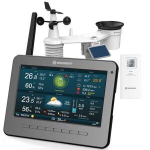 Station Météo  Pro   wifi  -HD- avec mémoire, capteur 7 en 1 autonome,  UV et LUX BRESSER NB-7003500-HD-N - Publicité