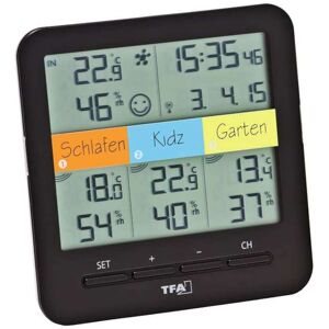 TFA Station  Thermomètre Hygromètre multi-zone compatible MOBILE-ALERTS WEATHERHUB TFA T-30.3060+9-x-LR6