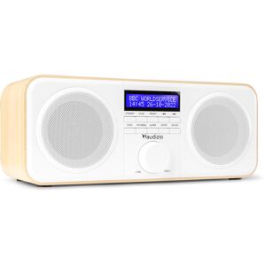 Audizio Novara DAB+ Stereo Radio White - Kits de haut-parleurs