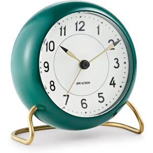 Horloge de table AJ Station verte vert