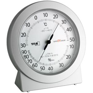 TFA Precision Thermo-Hygrometer Argent