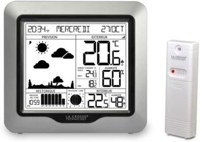 La Crosse Station Météo LA CROSSE WS6823 Argent