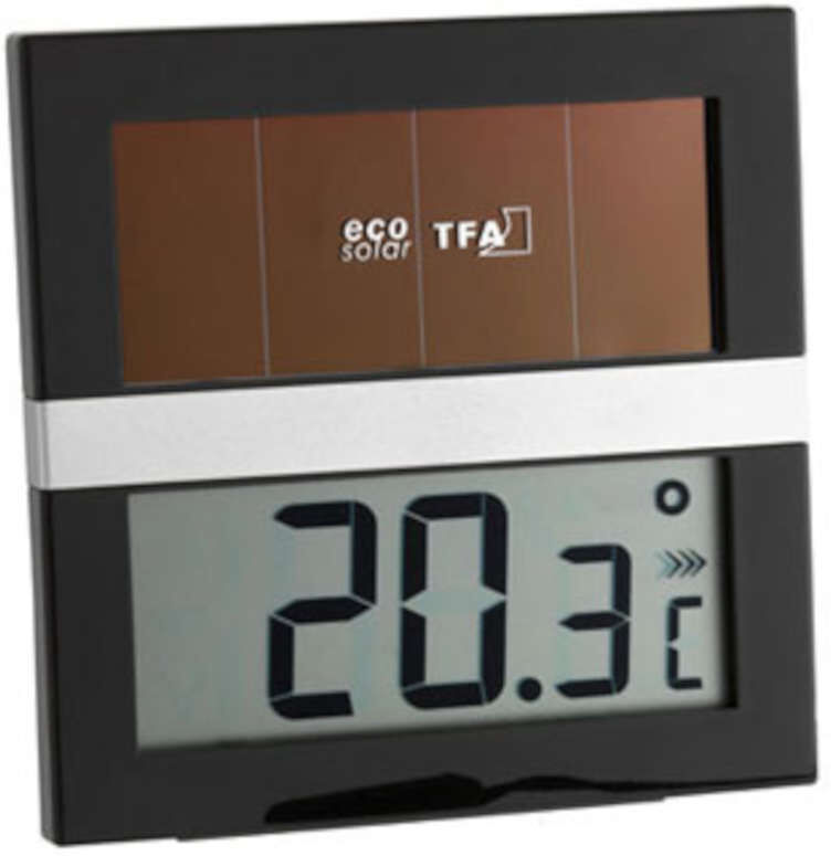 TFA Thermomètre digital solaire TFA T301037