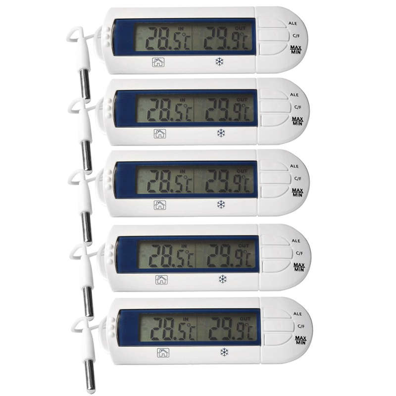 °BL lot de 5 Thermomètre de frigo et congélateur avec alarme  BL-LOT-TE4719x5