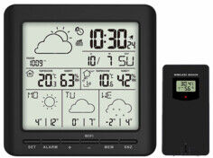 Infactory Station météo connectée avec capteur extérieur FWS-500