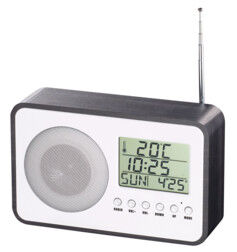 Auvisio Radio-réveil FM design avec port de chargement USB