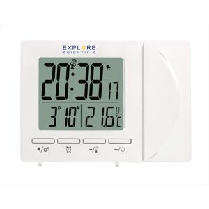 EXPLORE SCIENTIFIC Rdp1001 Orologio Radiocontrollato Con Proiezione-white