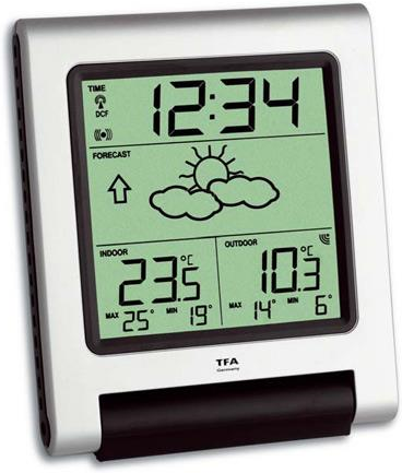 TFA-Dostmann 35.1089.IT stazione meteorologica digitale Argento