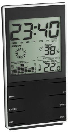 TFA-Dostmann 35.1102.01 stazione meteorologica digitale Nero