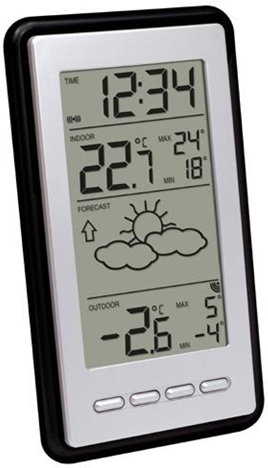 Technoline WS 9130-IT stazione meteorologica digitale Nero, Argento