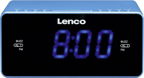 Lenco CR-520 radio Orologio Digitale Blu