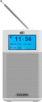 kenwood cr-m10dab-w radiosveglia digitale radio dab potenza 3 watt bluetooth colore bianco - cr-m10dab-w