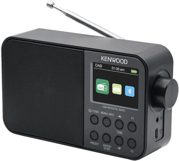 Kenwood CR-M30DAB-B Portatile Digitale Nero