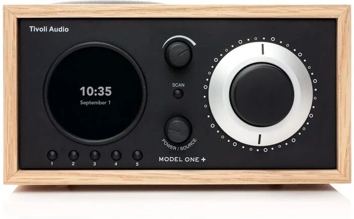 Tivoli Audio Model One+ AM/FM / AUX IN / DAB/DAB+ - Licht Eiken