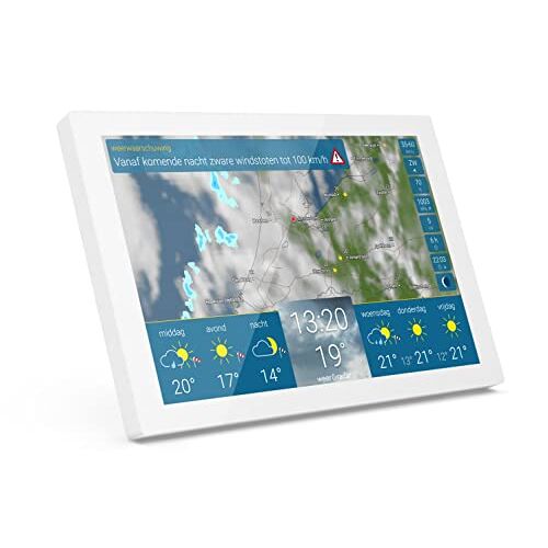 WetterOnline weer & radar home, wifi-weerstation: WeerRadar voor thuis, eenvoudige bediening, weersverwachting op kleurendisplay, regenradar, weerwaarschuwing