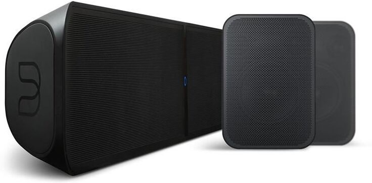 Bluesound Pulse Soundbar 2i  + 2X Pulse Flex 2i - Zwart