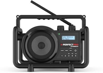 Perfectpro Dabbox 3 PLUS  oplaadbare batterijen - Draadloze bouwradio.