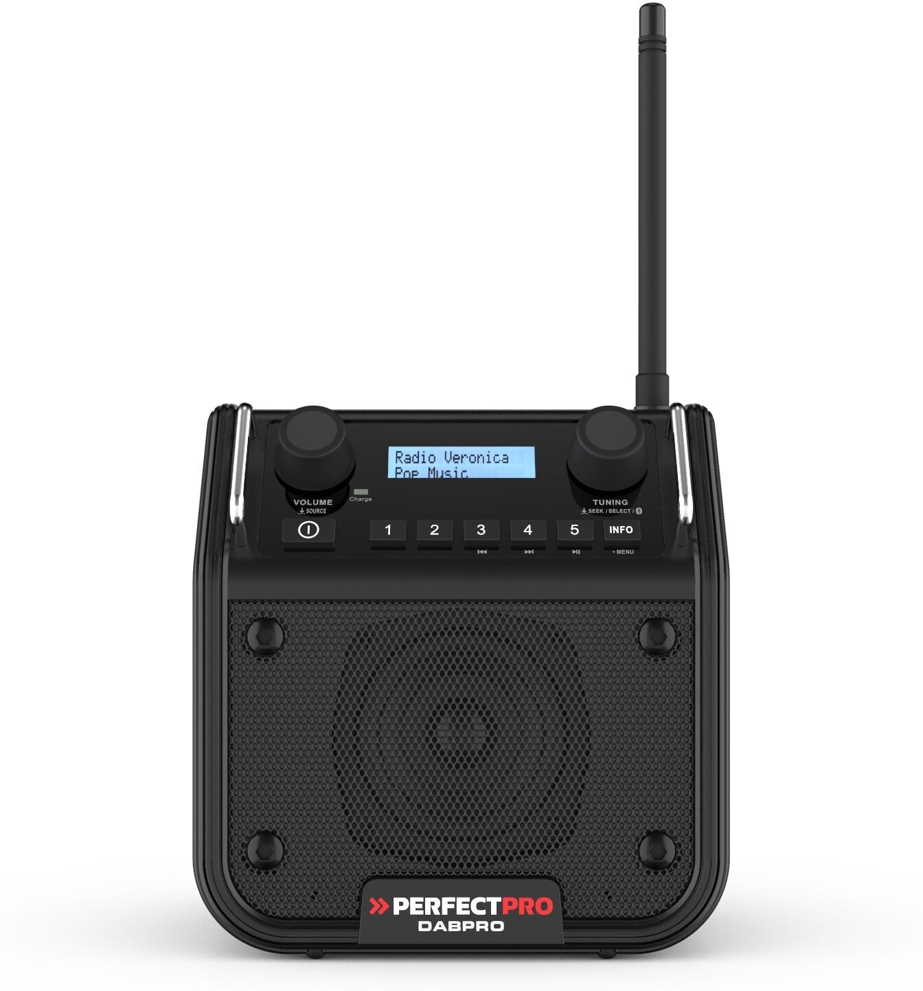 Perfectpro DAB+ Pro PLUS oplaadbare batterijen - Bouwradio - Draagbare Radio