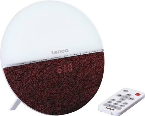 Lenco wekkerradio »CRW-4 (FM-Tuner, 6 Watt)  - 46.01 - rood