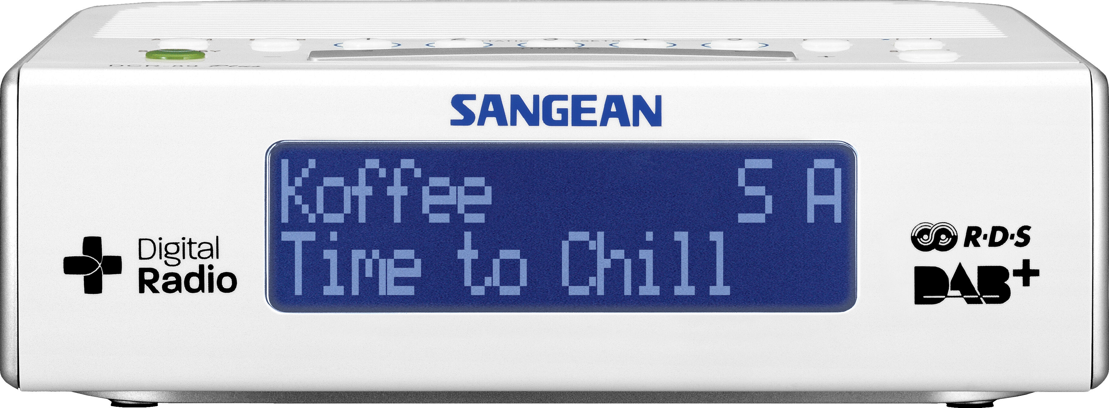 Sangean DCR-89, digitale clock radio, DAB+, wit