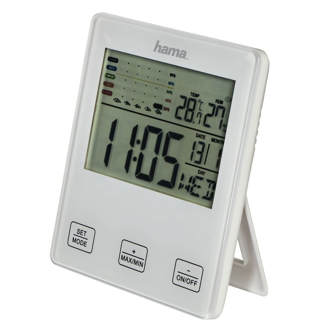 Hama 176967 Thermo-/hygrometer TH-10, met schimmel-alarm