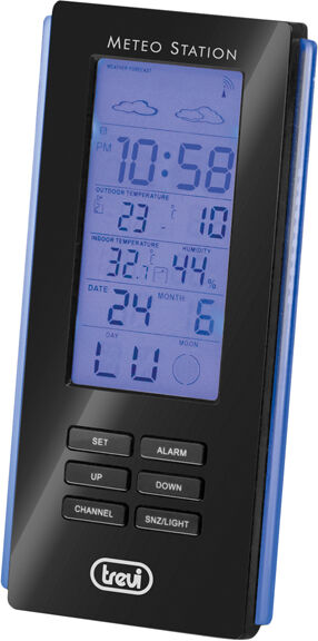 Trevi Weerstation ME-3108-RC Zwart