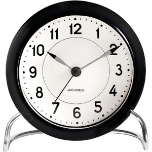 Arne Jacobsen Clocks Aj Station Table Clock Black