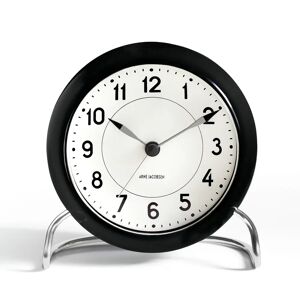 Arne Jacobsen Clocks AJ Station bordklokke svart