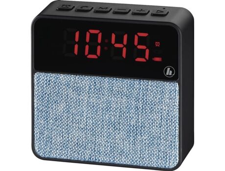 Hama Rádio Despertador 173169 (Azul - Digital - Função Snooze - Pilhas e Corrente)