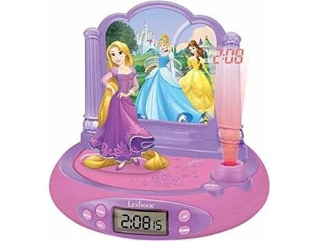 Lexibook Rádio Despertador  Rapunzel RP515DP (Rosa - Digital - Função Snooze - Pilhas)